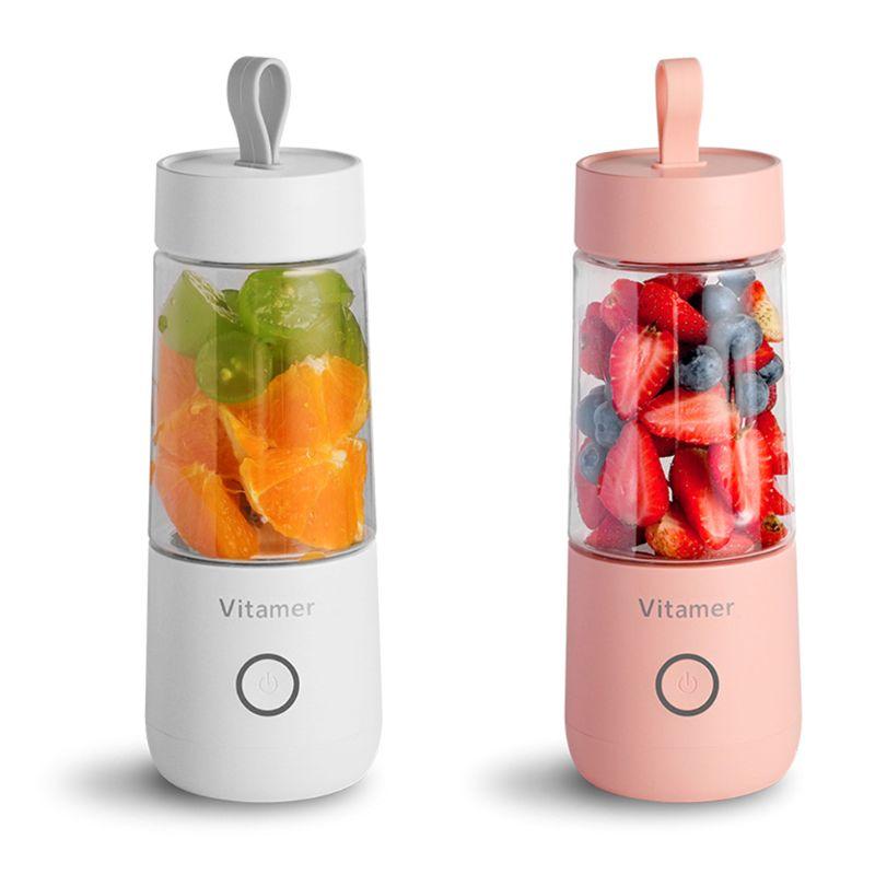 

Portable Personal Size Cordless Smoothie Mini Juicer Cup USB Fruit Juicer Mixer High Quality and Brand New BPA free