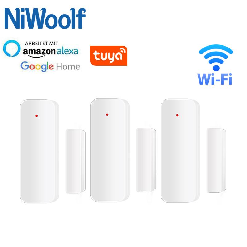 

2020 new Tuya WiFi Door Detector Door Window Detector Open/Close Sensor support Google Home/Alexa/IFTSmart Life APP
