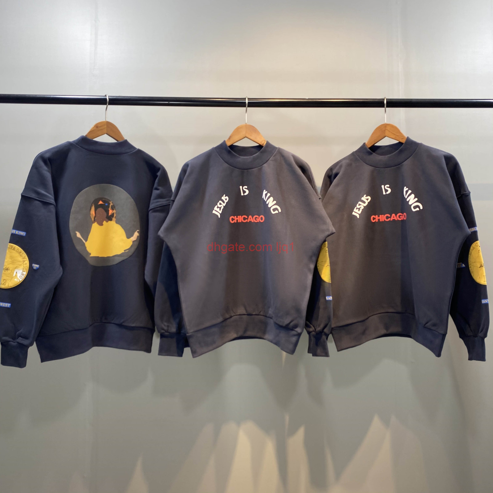 

2021fwss Hoodie Men Women High Quality Pullover dongguan_ss Navy Blue