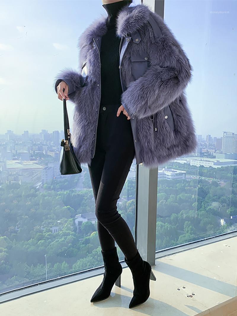 

Korean Winter Thick Warm Faux Fur Coat Fashion Kpop Zip Up Jacket Fur Furry Kurtka Zimowa Damska Female Clothing ED50PC1, Purple