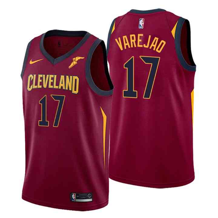 

Sublimation Men's Red 2017-18 #17 Anderson Varejao Icon Wine Jersey, Picture show