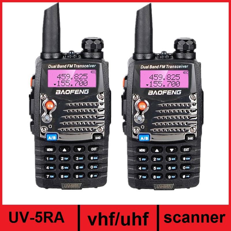 

2PCS UV-5RA Updated of BAOFENG UV-5R Walkie Talkie 10KM VHF UHF Radio Amateur Long Range Transceiver Ham CB Radio Scanner