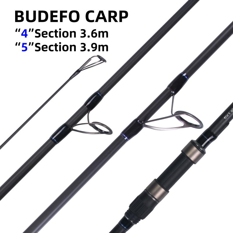 

MIFINE BUDEFO High Carbon Casting Spinning CARP Fishing Rod 3.25/3.75/4.25LB 3.6/3.9M Throw Distance 80-160M Hard Surf Pole