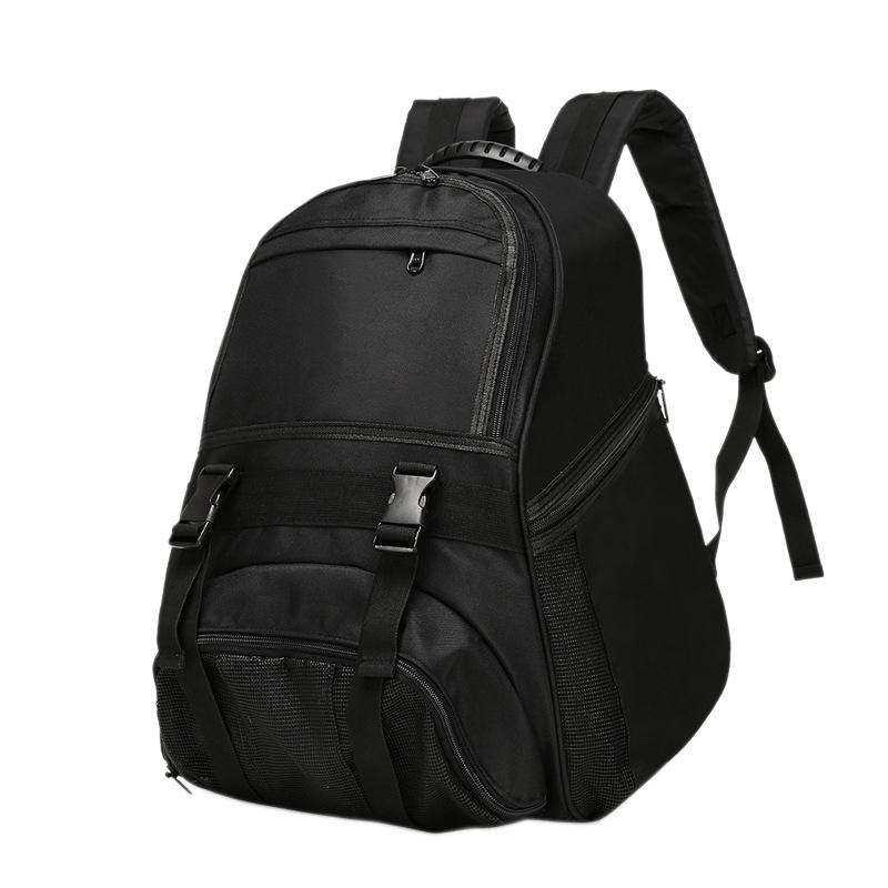 

Professional Soccer Ball Pack Bag Football Basketball Backpack Gym Fitness Oxford Storage Rucksack Volleyball Train Bag, Black