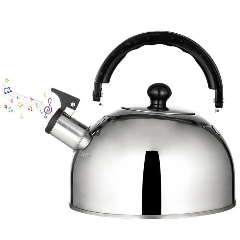 

2.5L Lightweight Stainless Steel Kettle Whistling Kettle Camping Teapot Fast Boil Teakettle For Home Outdoor Camping1