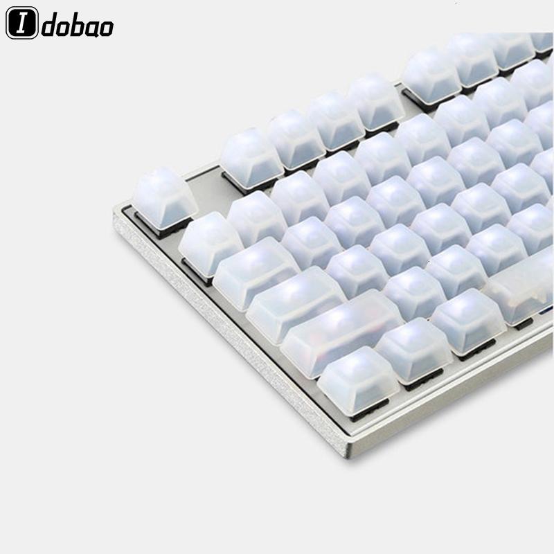 

OEM Profile 104 Keys ANSI Pudding Keycaps Blank Of Mechanical Keyboard Cherry MX compatible Backlit Transparent Color1