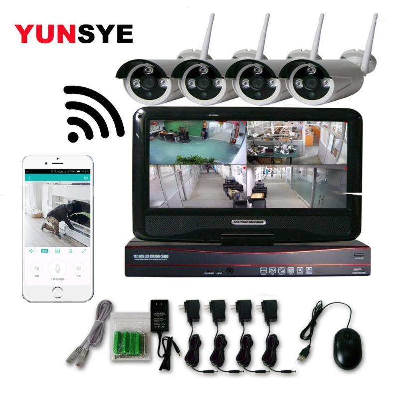 

YUNSYE 4CH 2MP 1080P Wireless NVR Kit 10 'LCD HD Outdoor Security 2MP IP Camera Video Surveillance Wifi CCTV Camera System1