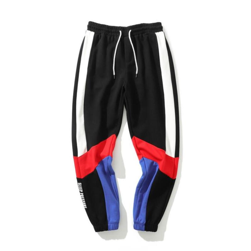 

2020 Fashion New Streetwear Sweatpants Men Causal Sportswear Pants Color matching Men's Hip Hop Sweatpants Trousers w1329, Green