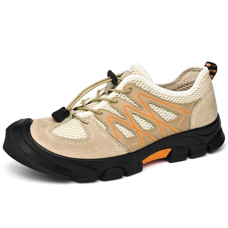 

zapatos zomer size 2020 shoes slippers sandale male mesh man sneakers ete herren work sandalsslippers outdoor beach mens mannen1, Black