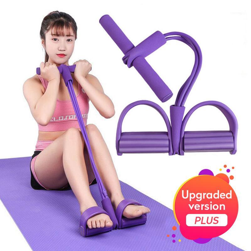 

Newly 4 Tube Fitness Elastic Pull Rope Abdominal Exerciser Home Gym Sport Equipment Pull Rope Pedal Ankle Puller Indoor1