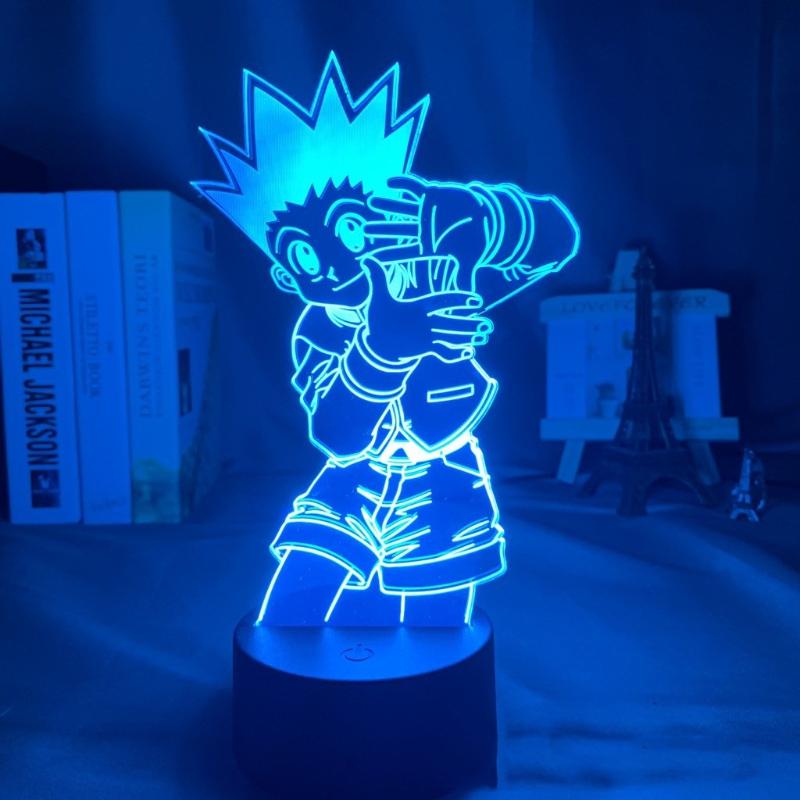

3d Night Lamp Anime JUMP HUNTERxHUNTER for Kids Child Bedroom Decor Nightlight Dropshipping Manga Gift HUNTERxHUNTER Night Light
