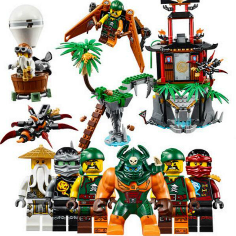 

Bela 10461 Ninjago Tiger Widow Island Building Blocks Bricks 70604 Ninja Ninjagoed Figures Model Toys Kids Gift C1115