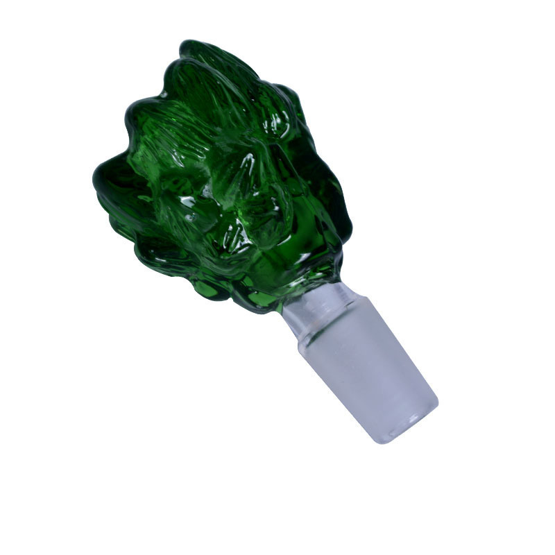 

14mm 19mm joint male glass pipe transparent water pipe for galsss bong