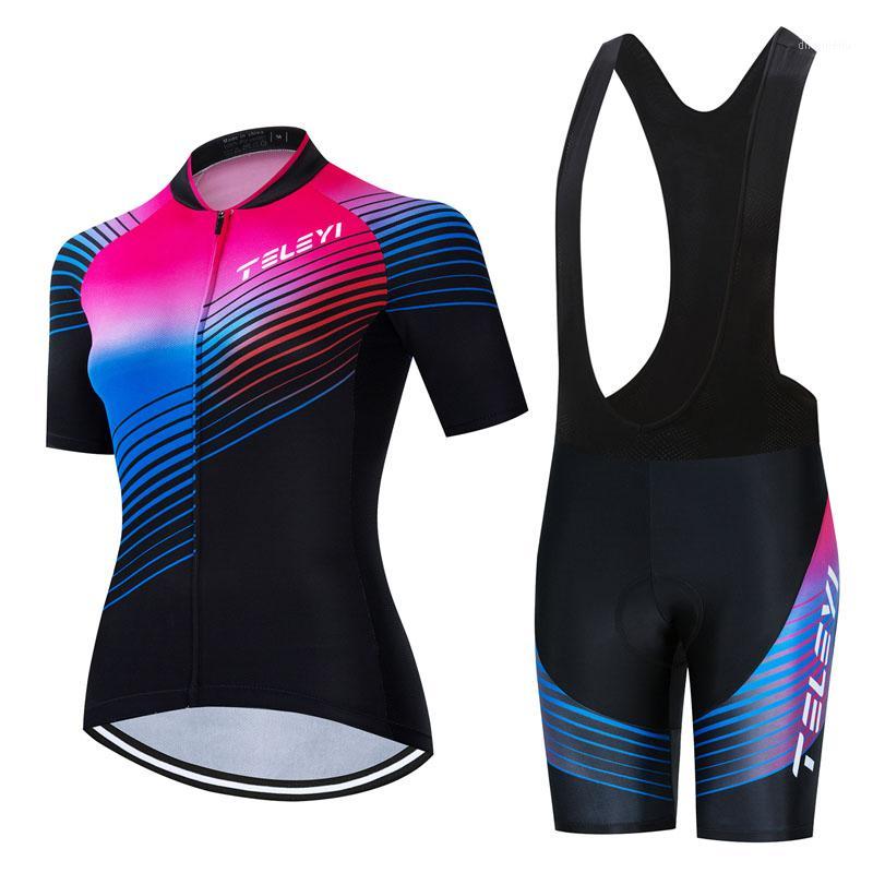 

2020 Women Cycling Jersey Set Bike Dress Suit Bicycle MTB Clothing Triathlon Clothes Uniform Kit Maillot Bib Pants Sport Outfit1, Shirt 5