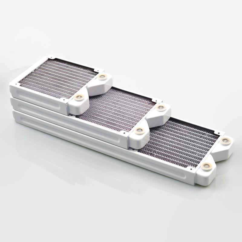

FormulaMod Fm-CoRa-WT, 120/240/360mm Copper White Single Row Radiators, 29mm Thickness, Suitable For 120*120mm Fans1
