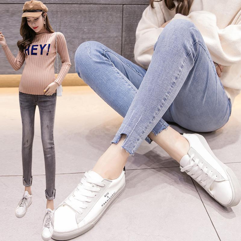 

Fashion Denim Maternity Jeans for Pregnant Women Adjustable Belly Pants Pregnancy Clothes Spring Maternity Pencil Trousers1, Pic