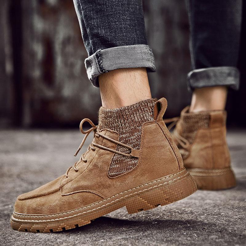 

mens new leather man mens shoes men hot causal casual loafers zapatillas sapato Sneaker breathable Casual flat sports 2020 para, Black