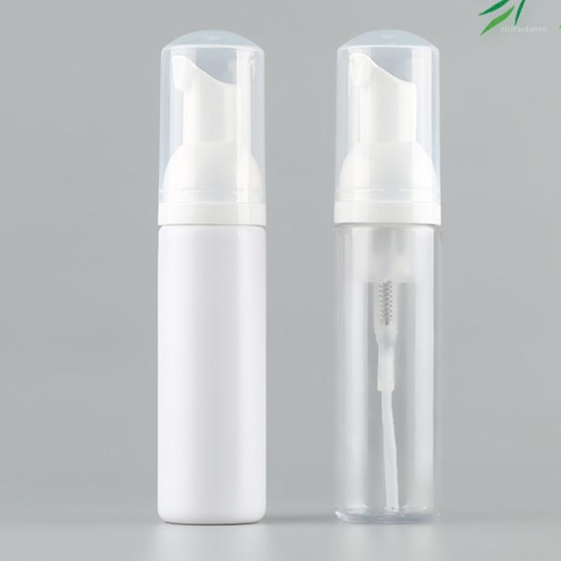 

100pcs/lot 50ml Travel Foamer Bottles Empty Plastic Foam Bottles with Pump Hand Wash Soap Cream Dispenser Bubbling Bottle1