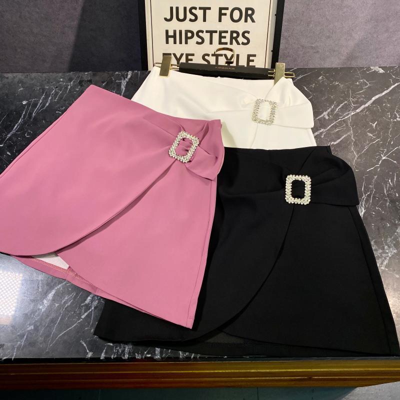 

2020 Summer New with Square Buckle Card Hypotenuse Character Projects in the Workplace Skirts Hip Package Skirt Ksmc, See chart