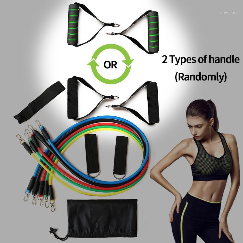 

Fitness Puller 11 Piece resistance band Set of Multi-functional Muscle Yoga Training Rope Strength Training Resistance Belt1