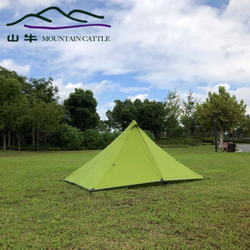 

1 pro Tent Outdoor 1 Person Ultralight Camping Tent 4 Season Professional 210T tear resistance Rodless PU2000 waterproof1