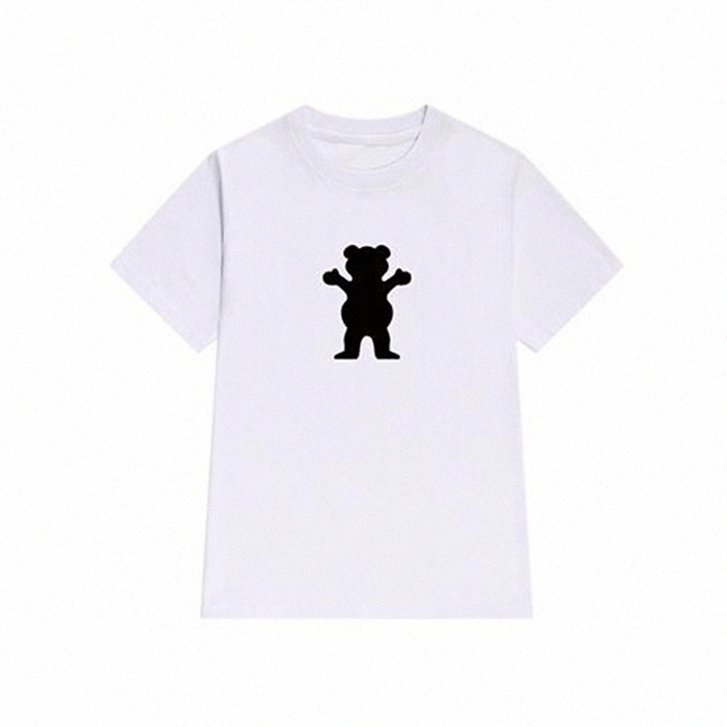 Men's T shirt 3D Print Graphic Bear Animal Round Neck Daily Holiday Print Short Sleeve Tops Casual Cute White Black Pink / Summer m4Ve#