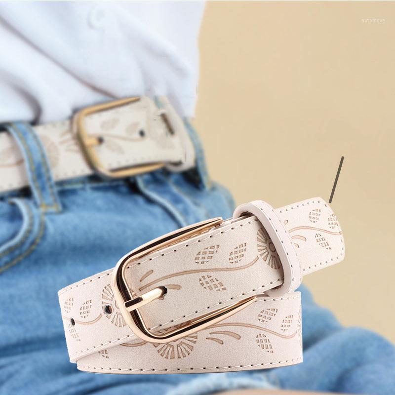 

Elegant Women Belts Fashion Print Imitation Leather Waistband Pin Buckle Thin Belt for Jeans All-match Belts for Female 20201, Black