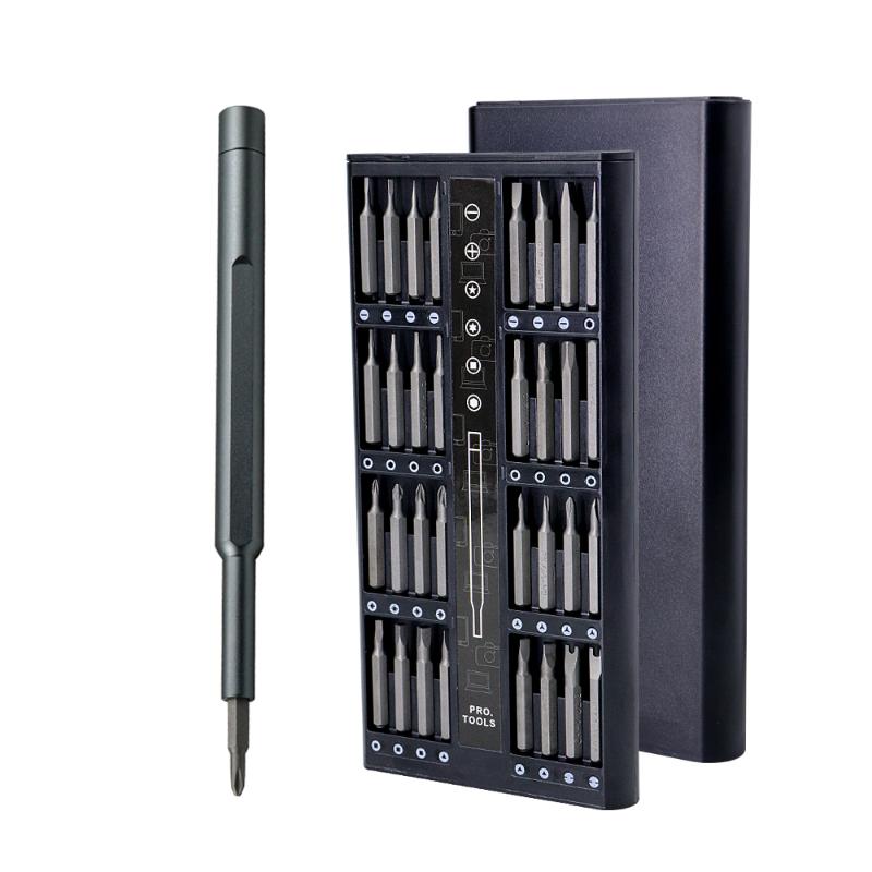 

25/63 In 1 Screwdriver Set Precision Magnetic Screw Driver Bits Torx Hex Bit Handle Mobile Phone Screwdrive Repair Hand Tool Kit