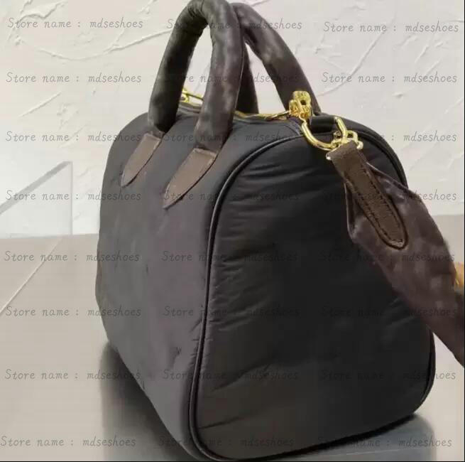 

Econyl Speedy Bandoulière 30 Pillow Bag Women Designer Regenerated nylon Handbag Luxurys Boston Bags Winter Totes Shoulder Bag For Ladies