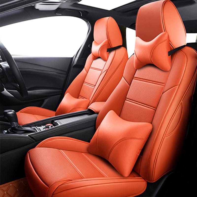 

Custom car leather seat cover For 955 957 958 Macan accessories covers for car seats