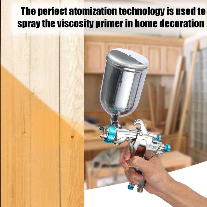 

Professional Air Spray Machine Stainless Steel with Gravity Feed Container Hand Manual Spraying Painting DIY Tool spray paint