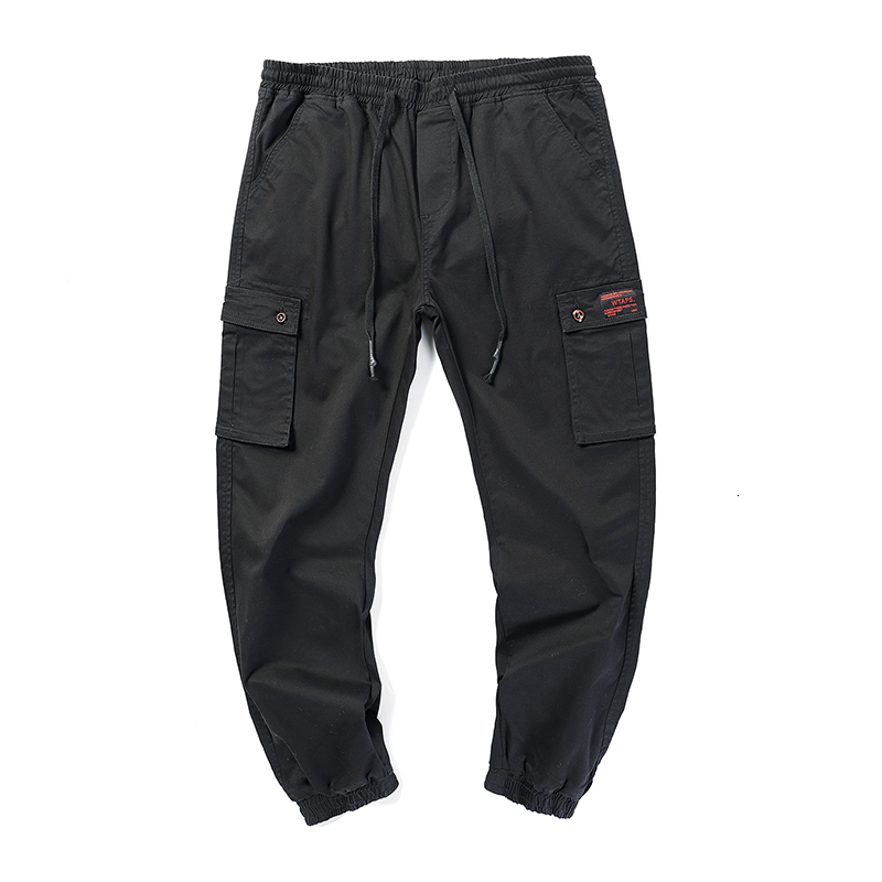 

2021 New Chinese Black Khakis Cargo Pants Plus Size S-7xl(28-48) Men's Slacks Spring Strain GW9O