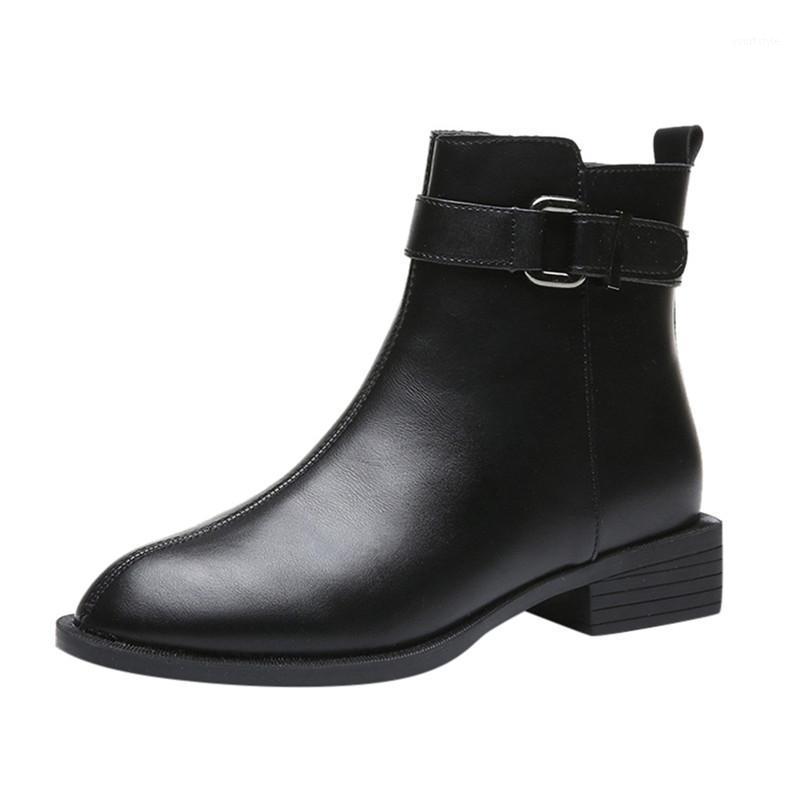 

Fashion Leather Boots Woman Shoes Winter Warm Lace-Up Ankle Boots Ladies High Quality Waterproof Platform bayan ayakkabi1, As pic