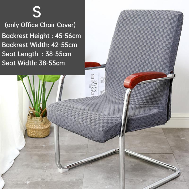 

Durable Removable Washable Dustproof Modern Knitted Jacquard Computer Seat Anti Slip Soft Stretch Armchair Office Chair Cover1