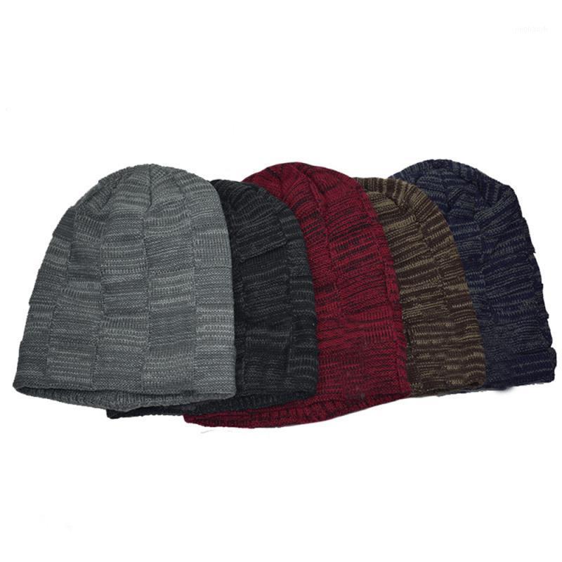 

High Quality Fleece Lined Warm Beanie Hat Men Women Knitted Cap Winter Hat Scarf Set Winter Hats For Men Beanies Bonnet 2 Pcs1, 03