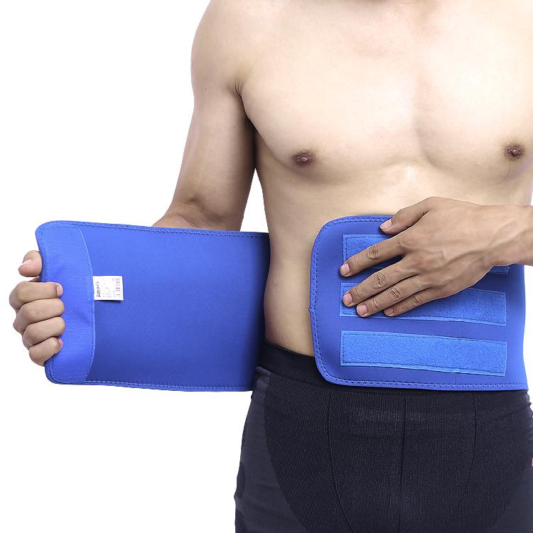 

1PCS Waist Support For Belts Belt Lumbar Brace Breathable Back Therapy Absorb Sweat Fitness Sport Protective Gear AOLIKES, Blue