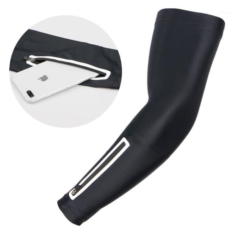 

Unisex Arm Sleeves Mobile Phone Stretch Arm Bag Running Riding Sunscreen Armband Wrist Bag Anti-Sun Sport Accessories1, Long