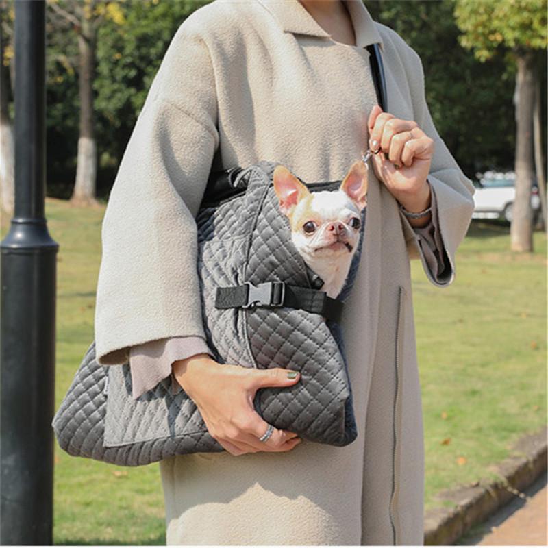 

Carrier for Dogs Fashion Portable Dog Bag for Small Dogs Diamond Quilted Pet Carrier Blanket Soft Bag Chihuahua York