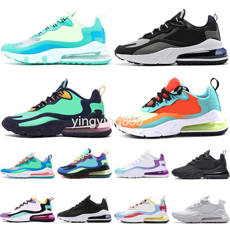 

2021 270 mens sport shoes white black red USA Cactus 270 React Supernova Coral Pure Platinum women breathable sport sneakers fashion K1, Color 10