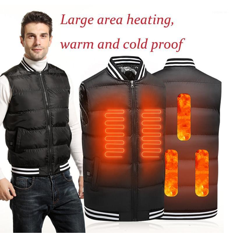 

Heated vest Winter fishing Self heating vest men`s hunting warm jacket1, Black