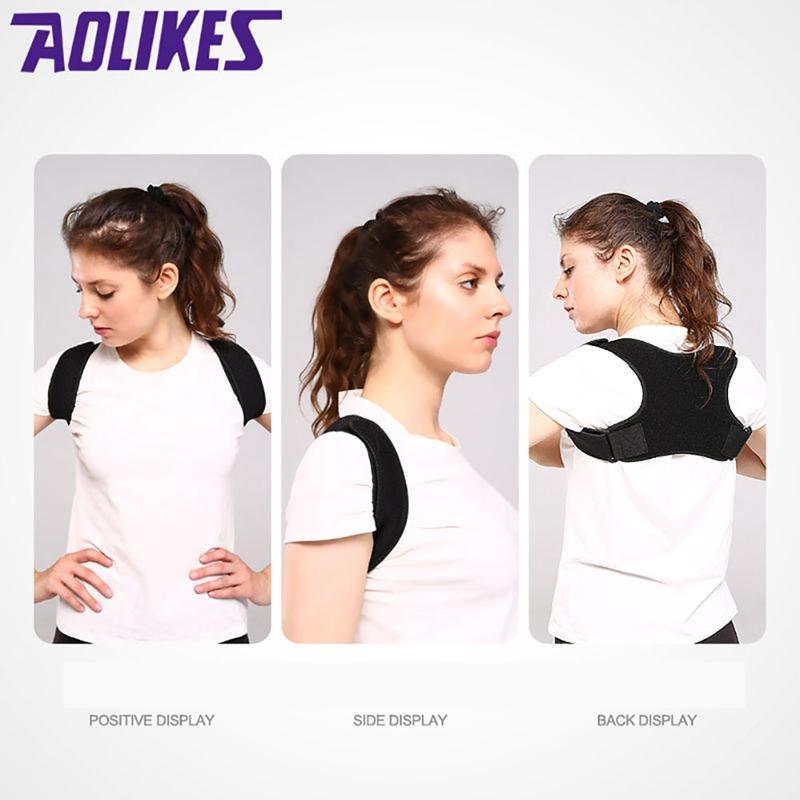 

Practical Posture Spine Corrector Brace Adjustable Adult Back Support Belt Durable Shoulder Lumbar Posture Correction Protection1, Posture corrector