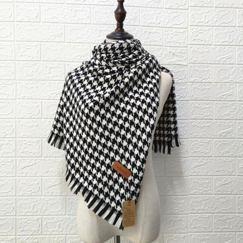 

2020 Luxury Cashmere Palid Scarf Women Winter Bandana Warm Shawls And Wraps Bufanda Thick Blanket Scarves