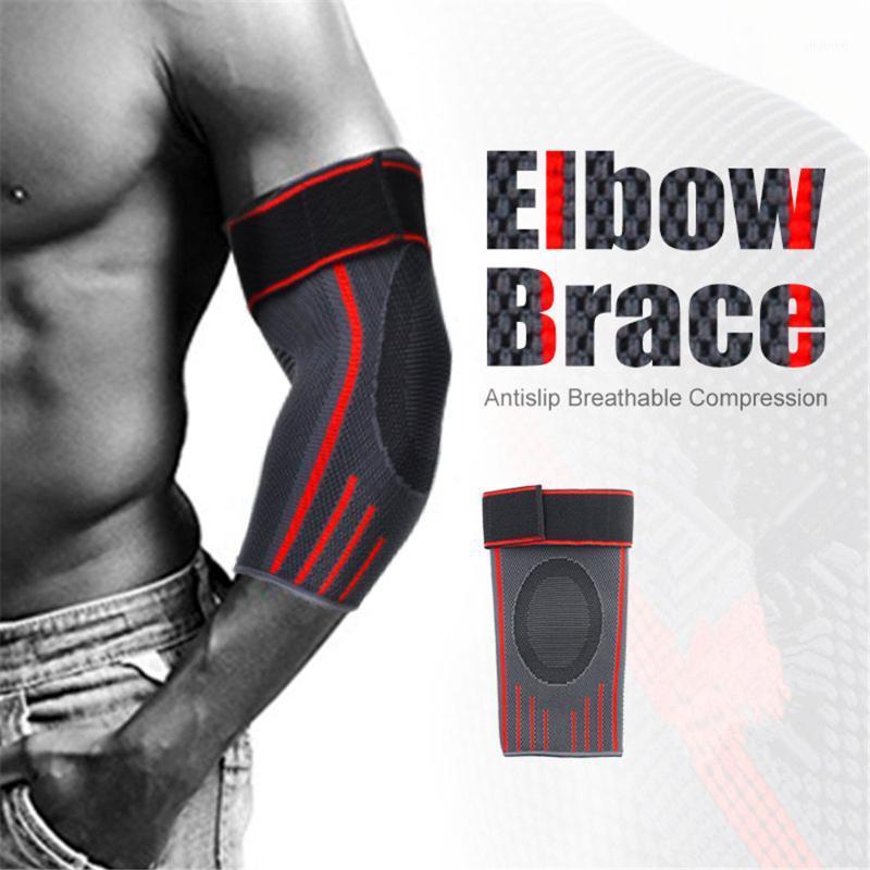 

1PC Durable Elbow Protector Support Muscle Joint Sports Moderate Compression Support Sleeve Comfortable Breathable Sports Safety1, As pic