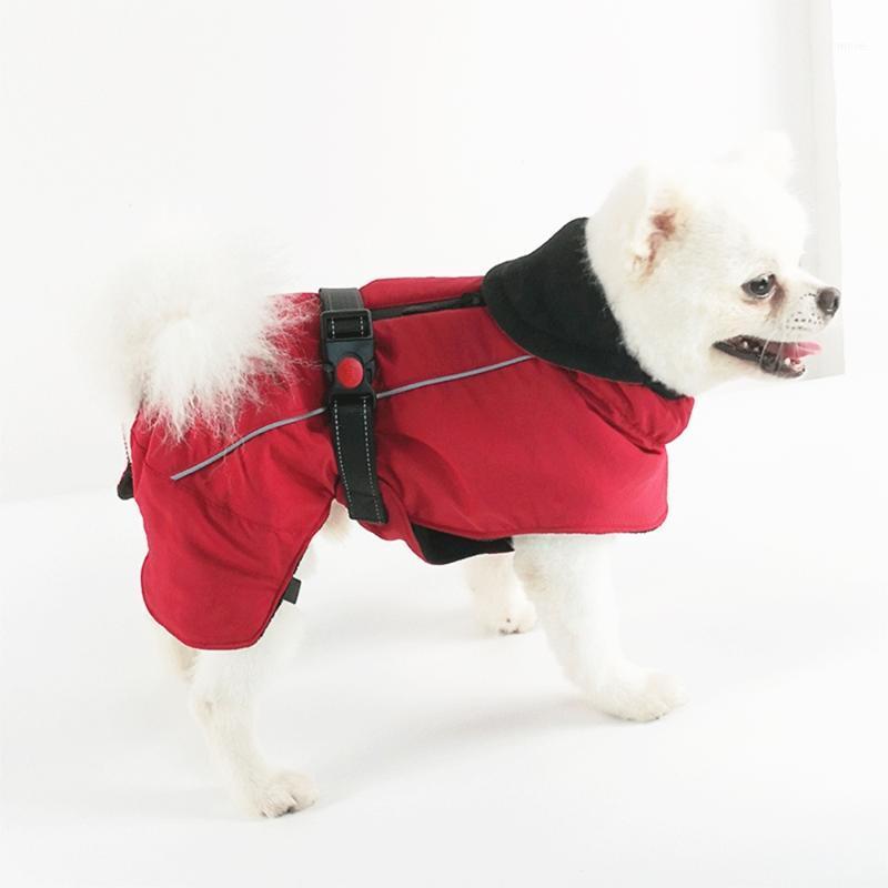 

Pet Dog Waterproof Dog Ski Suit Warm Jacket For Large Clothes Outdoor Winter Warm Dogs cotton-padded Clothing1, Black color