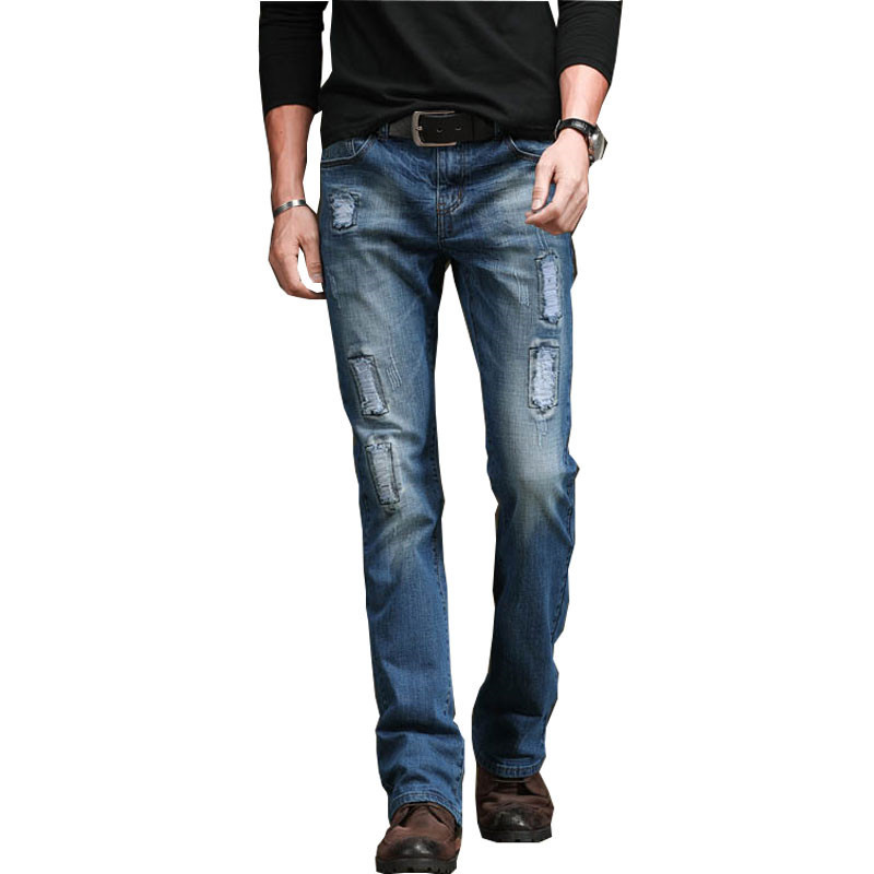 

Brim Men's 2020 Spring and You'll See New Microhorns Man Jeans Korean Version of Elastic Thin Denim Pants Plus Size -38 Q10j, Blue