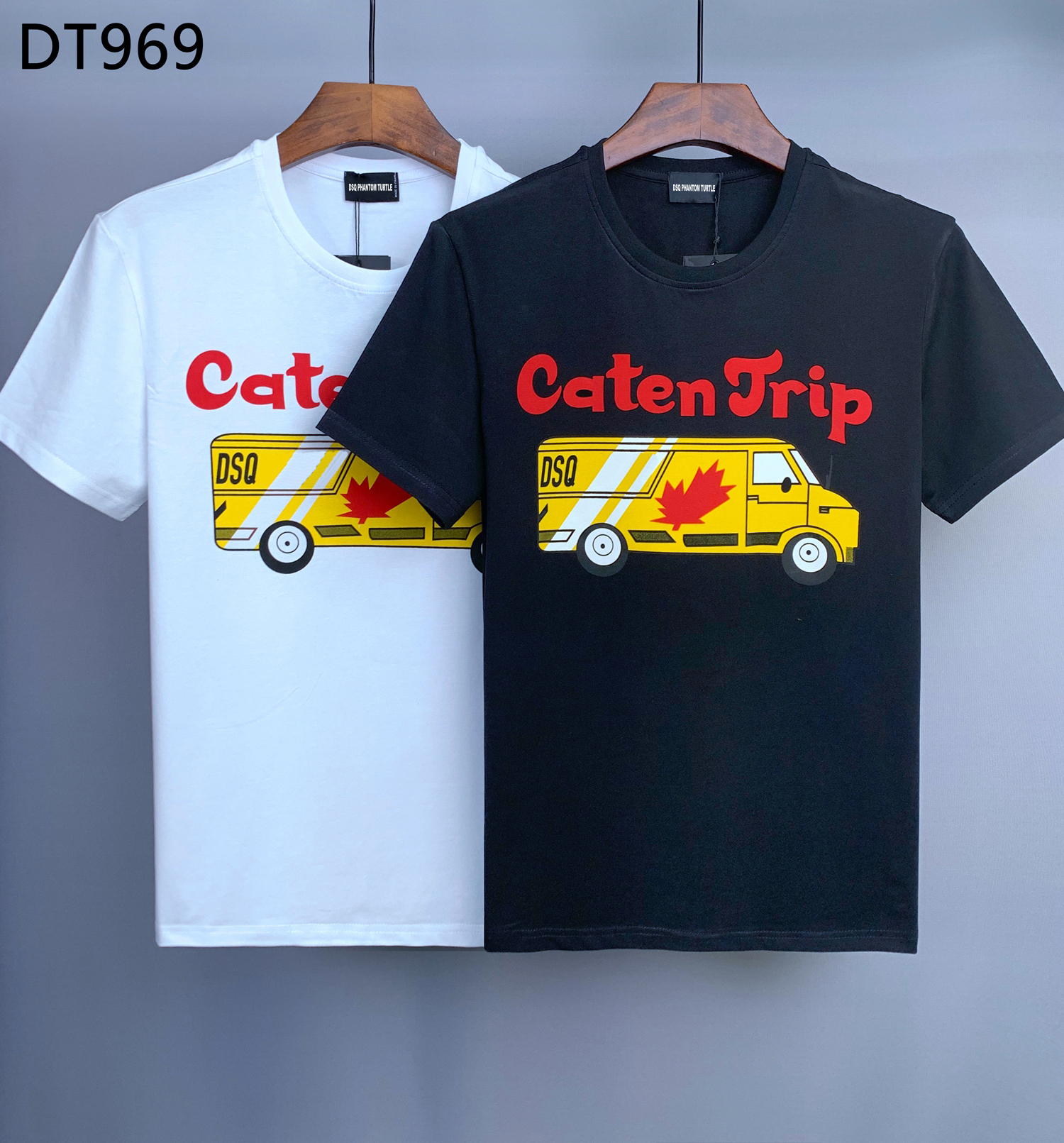 

DSQ PHANTOM TURTLE 2022SS New Mens Designer T shirt Italy fashion Tshirts Summer DSQ T-shirt Male Top Quality 100% Cotton Tops 158384, White