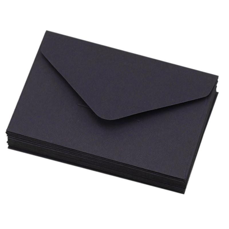 

20PCS Classical Kraft Blank Mini Paper Window Envelopes Wedding Invitation Envelope Gift Envelope
