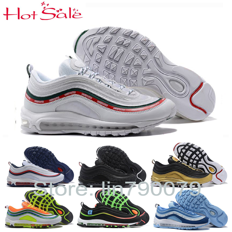 

mAx 97 Hot Trainers Blue Mens Women Runnings Shoes Triples on White Red Black Olive Volt Habanero 97s AIr Sports Designers Dress Sneakers
