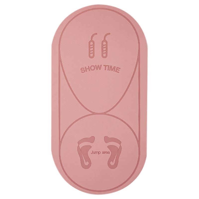 

Skipping Mat Non Slip Textured Thick Yoga Mat for Sports Workouts High Density, Pink