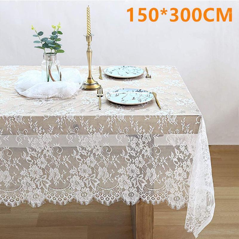 

White European Vintage Table Cloth Home Lace Decorative Textile Sofa Dining Table Cover Cloth Wedding Party Hotel Home Decor1, As pic